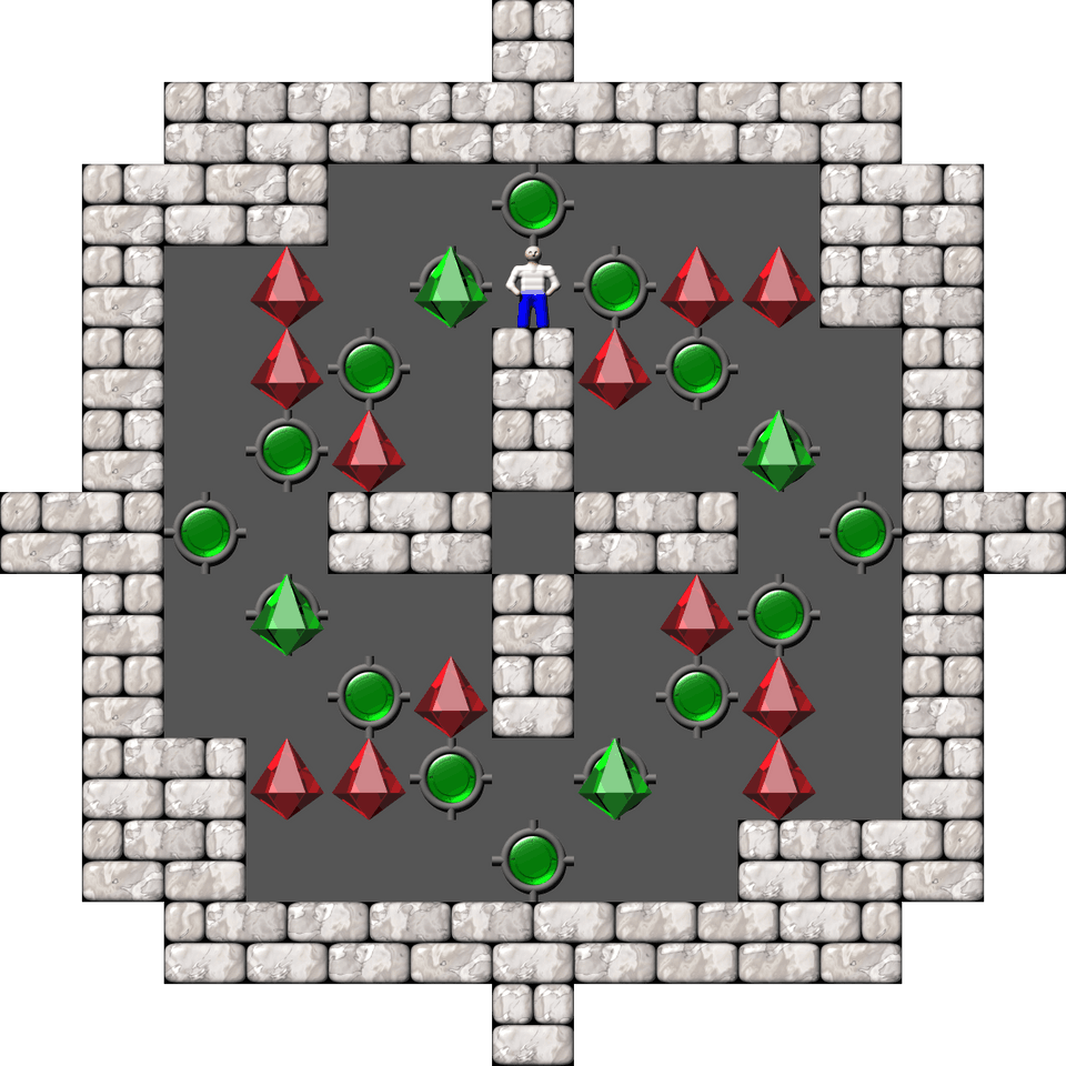 Sokoban Sasquatch XI level 12